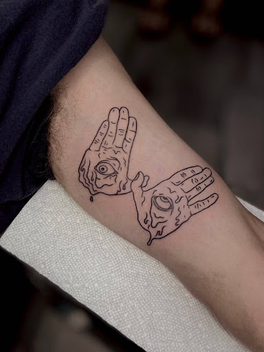 Explore cat tattoo ideas for guys, creative tattoo ideas in Miami, available at INKAHOLIK TATTOOS