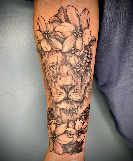 Explore cartoon tattoo ideas, creative tattoo ideas in Broxton, available at Seratonin Tattoo Parlor