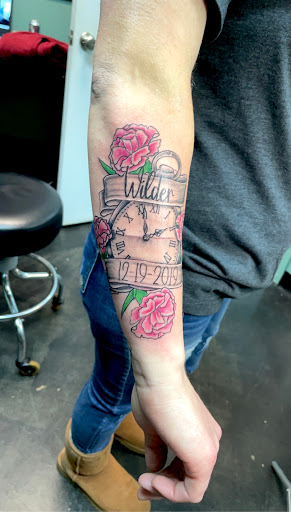 Explore nana tattoo ideas, creative tattoo ideas in Meridian, available at Creative Pain Tattoo Studio