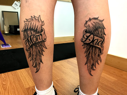 Explore pin up girl tattoo ideas, creative tattoo ideas in Hooksett, available at Skin Deep Tribal Tattoo