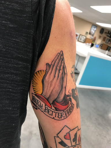 Explore $200 tattoo ideas, creative tattoo ideas in Virginia Beach, available at World Famous Blue Horseshoe Tattoo and Piercing Independence