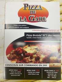 Carte du Pizza De La Gare à Saint-Priest