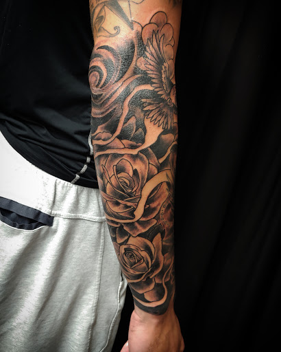 Explore boondocks tattoo ideas, creative tattoo ideas in Gadsden, available at Sacred Art Tattoo Company