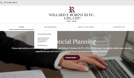 Willard F. Robins III, P.C., CPA, CFP®