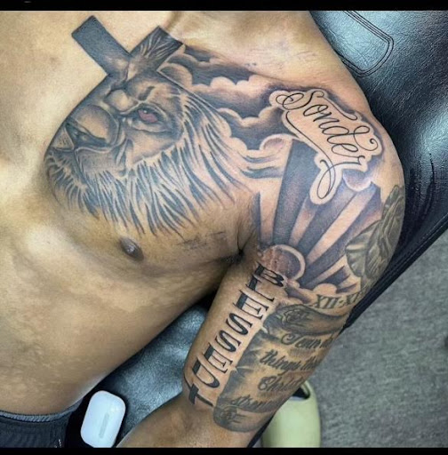 Explore arm tattoos for women ideas, creative tattoo ideas in Stafford, available at Tattooz By King