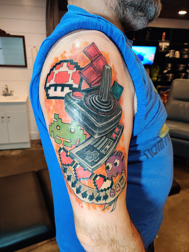 Explore domestic violence tattoo ideas, creative tattoo ideas in Stanton, available at Hallow Tattoo