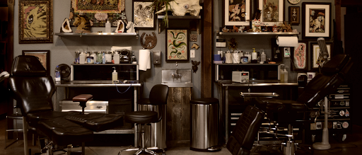 Explore badass sleeve tattoo ideas, creative tattoo ideas in Minneapolis, available at Leviticus Tattoo and Body Piercing