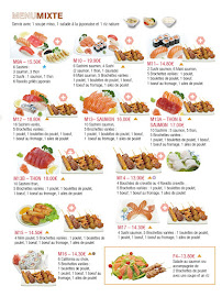 Menu / carte de Wok Sushi Lin à Coignières