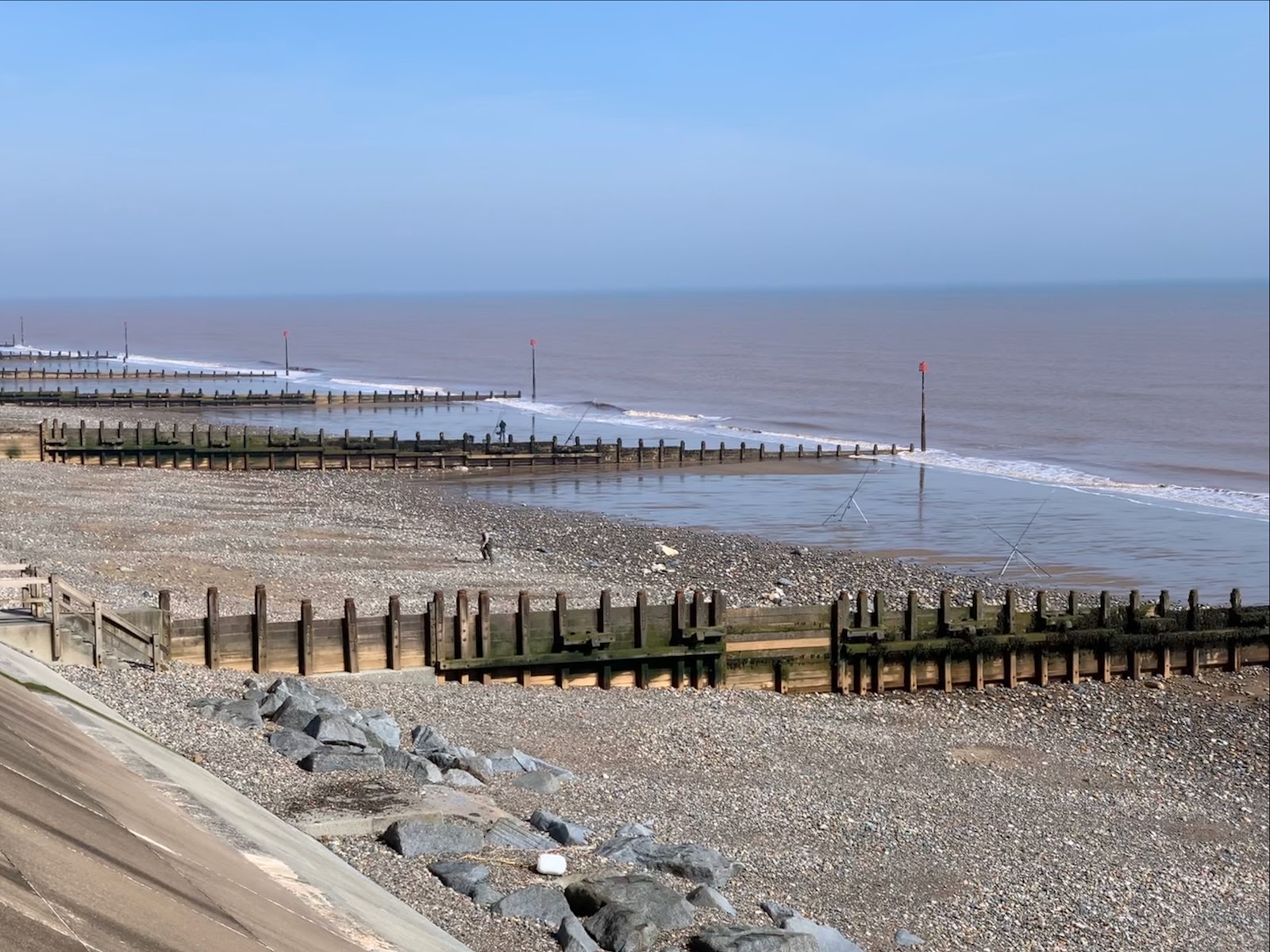 Foto van Withernsea Bay beach met hoog niveau van netheid