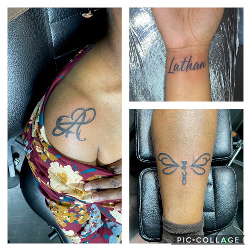 Explore tattoo ideas leg calf, creative tattoo ideas in Meridian, available at Creative Pain Tattoo Studio