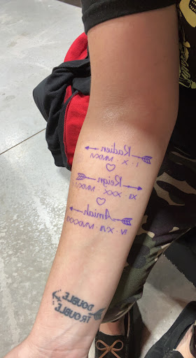 Explore darkness tattoo ideas, creative tattoo ideas in Conroe, available at Monsters Ink, LLC