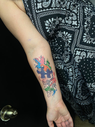 Explore men's behind the ear tattoo ideas, creative tattoo ideas in Idaho Falls, available at Sinner Tattoo Studio