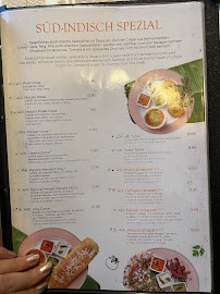 Menu du Swadishta-Dinein-Lutzowstr. 69 à Berlin