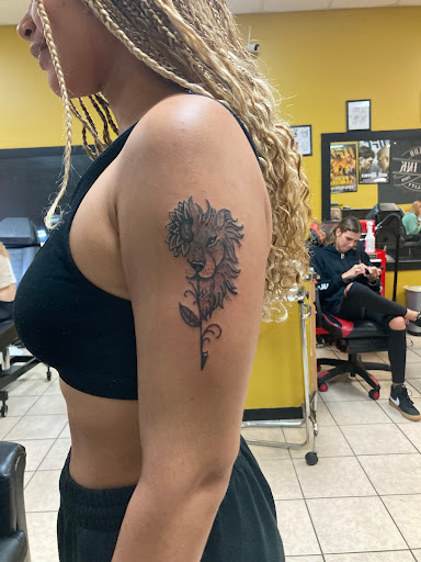 Explore half heart tattoo ideas, creative tattoo ideas in Cocoa, available at Rorschach Tattoo Shop and Piercing Studio