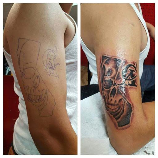 Explore maverick tattoo ideas, creative tattoo ideas in Los Angeles, available at South Central Tattoos
