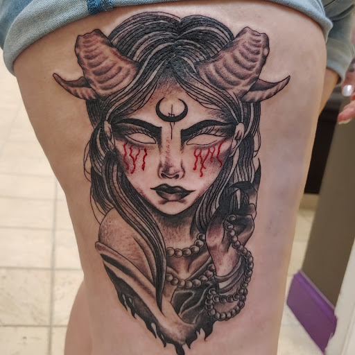 Explore twin tattoos ideas, creative tattoo ideas in Verona, available at Cryptic Tattoo Society