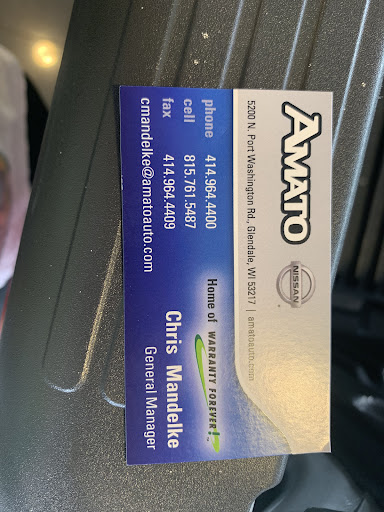 Nissan Dealer «John Amato Nissan», reviews and photos, 5200 N Port Washington Rd, Glendale, WI 53217, USA