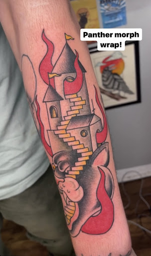 Explore tattoo ideas for wrist cover up, creative tattoo ideas in Baltimore, available at Rippd Canvas Tattoo Shop Artists Social Club