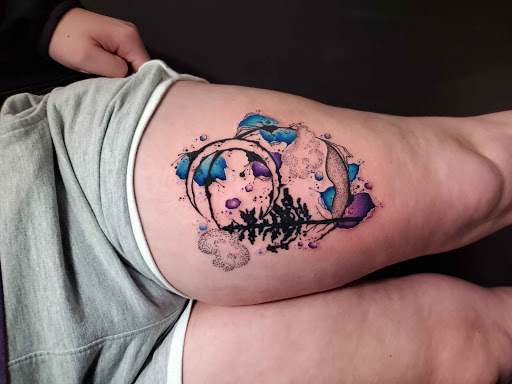 Explore arm tattoo ideas for women, creative tattoo ideas in Stevens Point, available at International Ink Tattoos