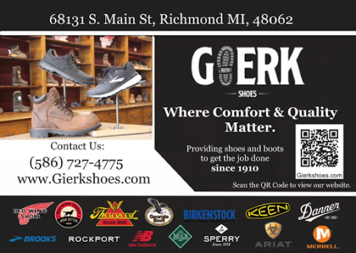 Shoe Store «Gierk Shoes», reviews and photos, 68131 Main St, Richmond, MI 48062, USA