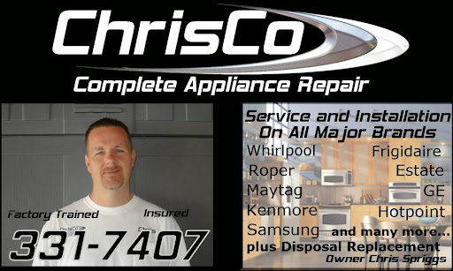 ChrisCo Appliance Repair in Bartlesville, Oklahoma