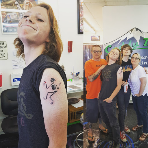 Explore gothic tattoo ideas, creative tattoo ideas in Redding, available at Caddy Daddys