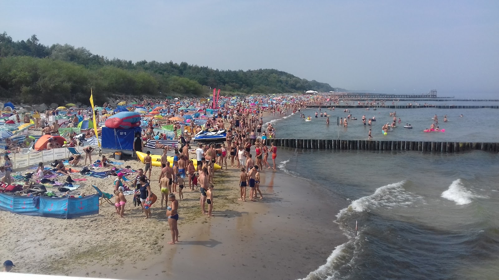 Fotografija Plaza Ustronie Morskie priljubljeno mesto med poznavalci sprostitve