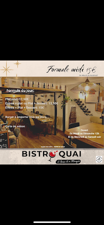 Les plus récentes photos du Restaurant Le Bistro’quai 2 quai de Loire Georges simenon 18300 saint satur - n°2