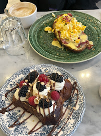 Pain perdu du Restaurant servant le petit-déjeuner La petite Bleue BRUNCH & COFFEE à Paris - n°11