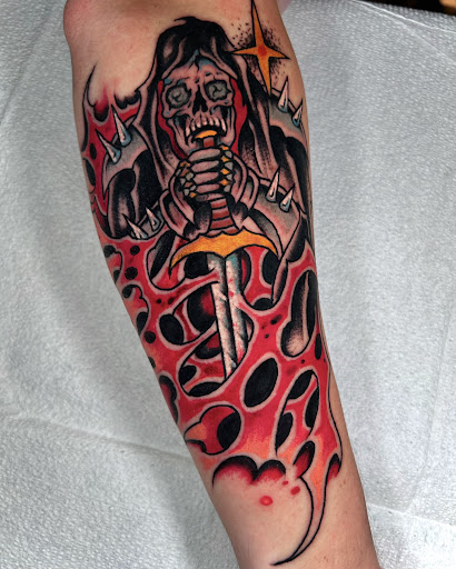 Explore navy seal tattoo ideas, creative tattoo ideas in Johnson City, available at Gold Cross Tattoo Co.