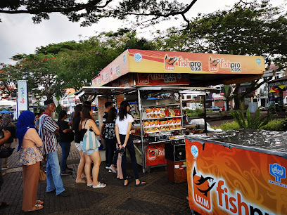 Fishpro Kiosk LKIM, Kuching Waterfront, Sarawak.