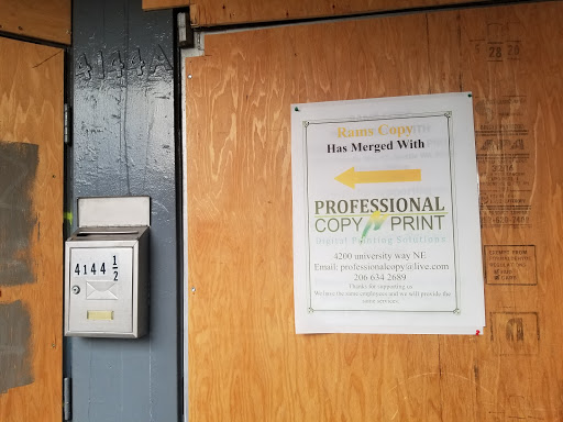Copy Shop «Rams Copy Center Inc», reviews and photos, 4144 University Way NE, Seattle, WA 98105, USA