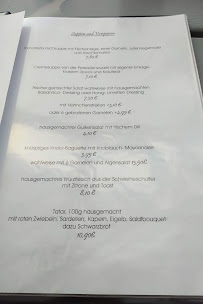 Menu du Das Hafenrestaurant by La Villa à Rostock