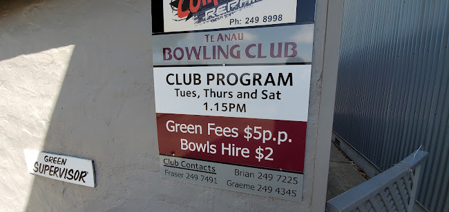 Te Anau Bowling Club Open Times