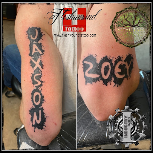 Find underboob tattoo idea for your next unique tattoo in Moweaqua at Fleshwound Tattoo