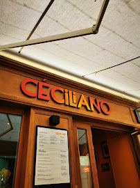 Restaurant Céciliano à Bandol (la carte)