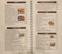 Menu du Flash à Milan