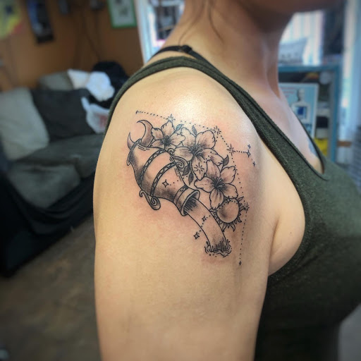 Explore tattoo ideas of lions, creative tattoo ideas in Meridian, available at Meridian Tattoo