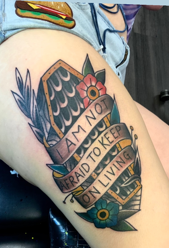 Explore queen of hearts tattoo ideas, creative tattoo ideas in Silver City, available at Independent Ink Tattoo