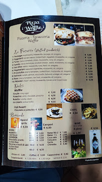 Menu / carte de Pizza & Waffle à Catania