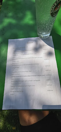 Menu du Gasthof Daimer à Langenbach