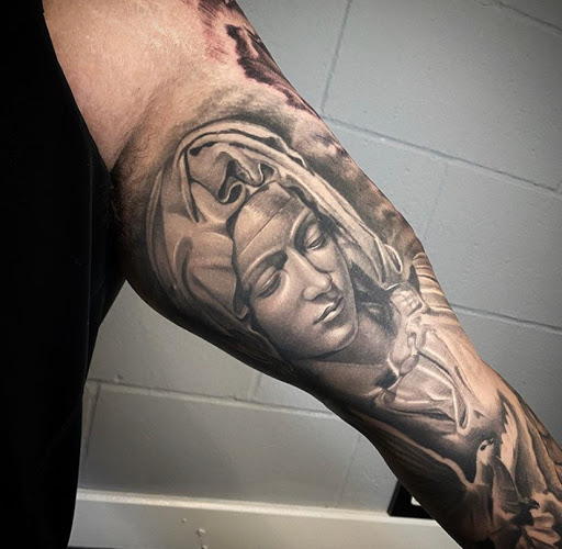Explore good tattoo ideas for sisters, creative tattoo ideas in Odessa, available at Black Cat Tattoo Company
