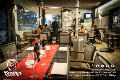 Restaurante Coconut Café & Tapas con Arte - C. Compositor Albéniz, s/n, 29100 Coín, Málaga, Spain