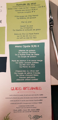 Restaurant de spécialités à base de poisson-pêcheur La Passe Pierre à Arras (la carte)