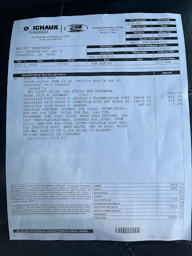 Ford Dealer «Robichaux Ford», reviews and photos, 272 W Main St, Thibodaux, LA 70301, USA