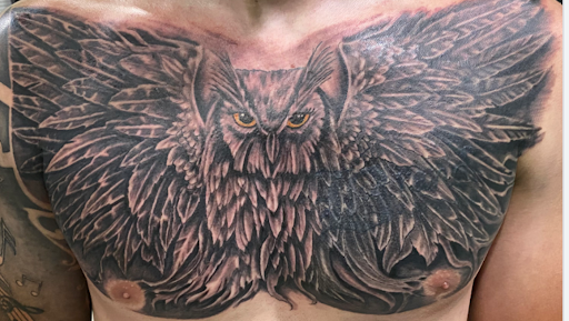 Explore outdoor tattoo ideas for men, creative tattoo ideas in Evansville, available at Ink Therapy 101