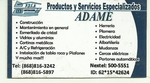 Productos y Servicios Especializados Adame
