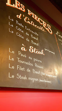 Carte du Les Garçons Bouchers restaurant cacher Beth Din à Paris