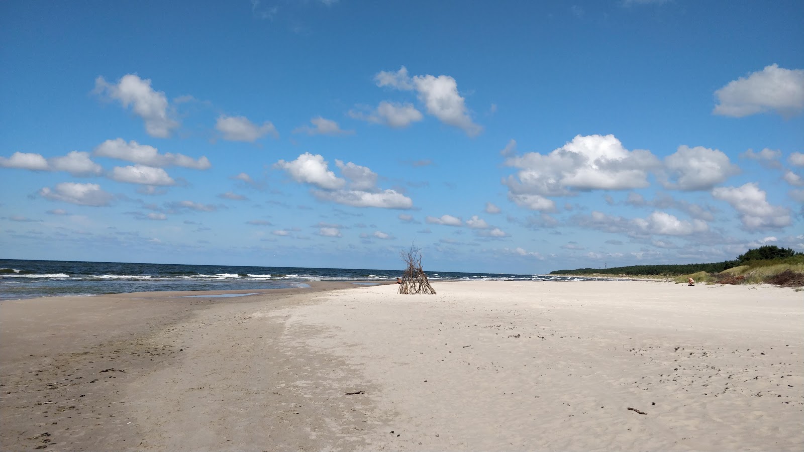 Foto av Nemirsetos pliazas II med lång rak strand