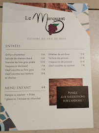 Restaurant Le Marquant City à Angoulême - menu / carte